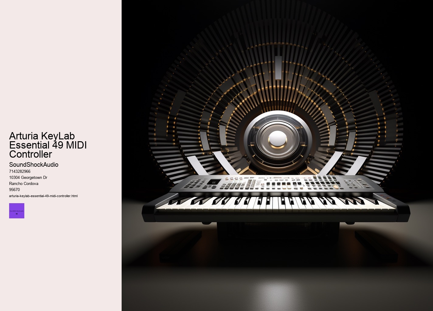 Arturia KeyLab Essential 49 MIDI Controller