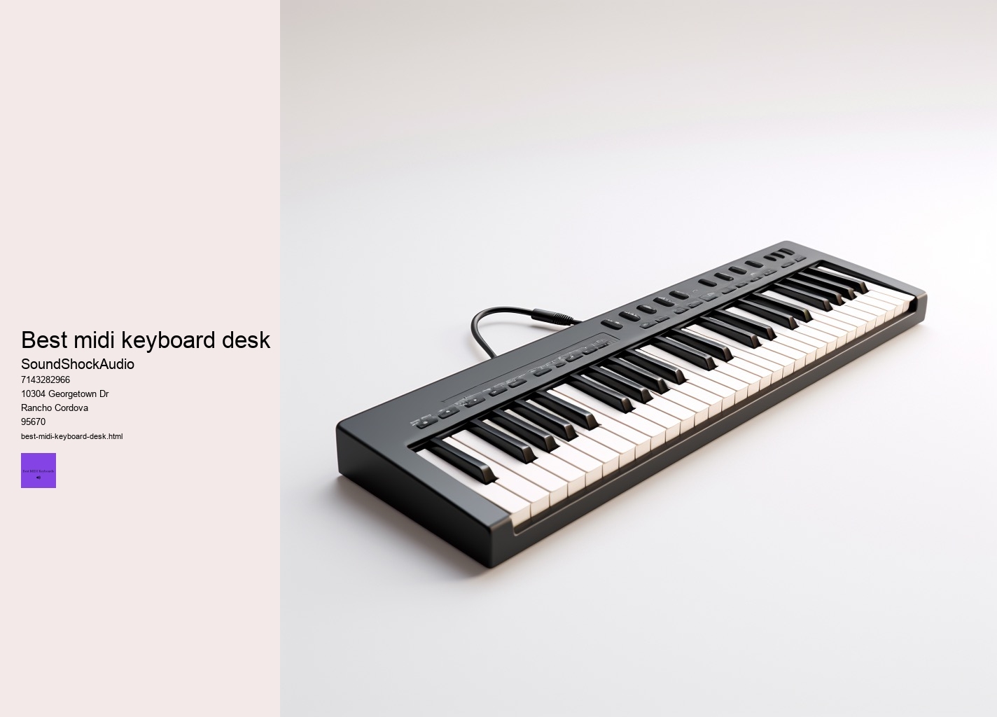 best midi keyboard desk