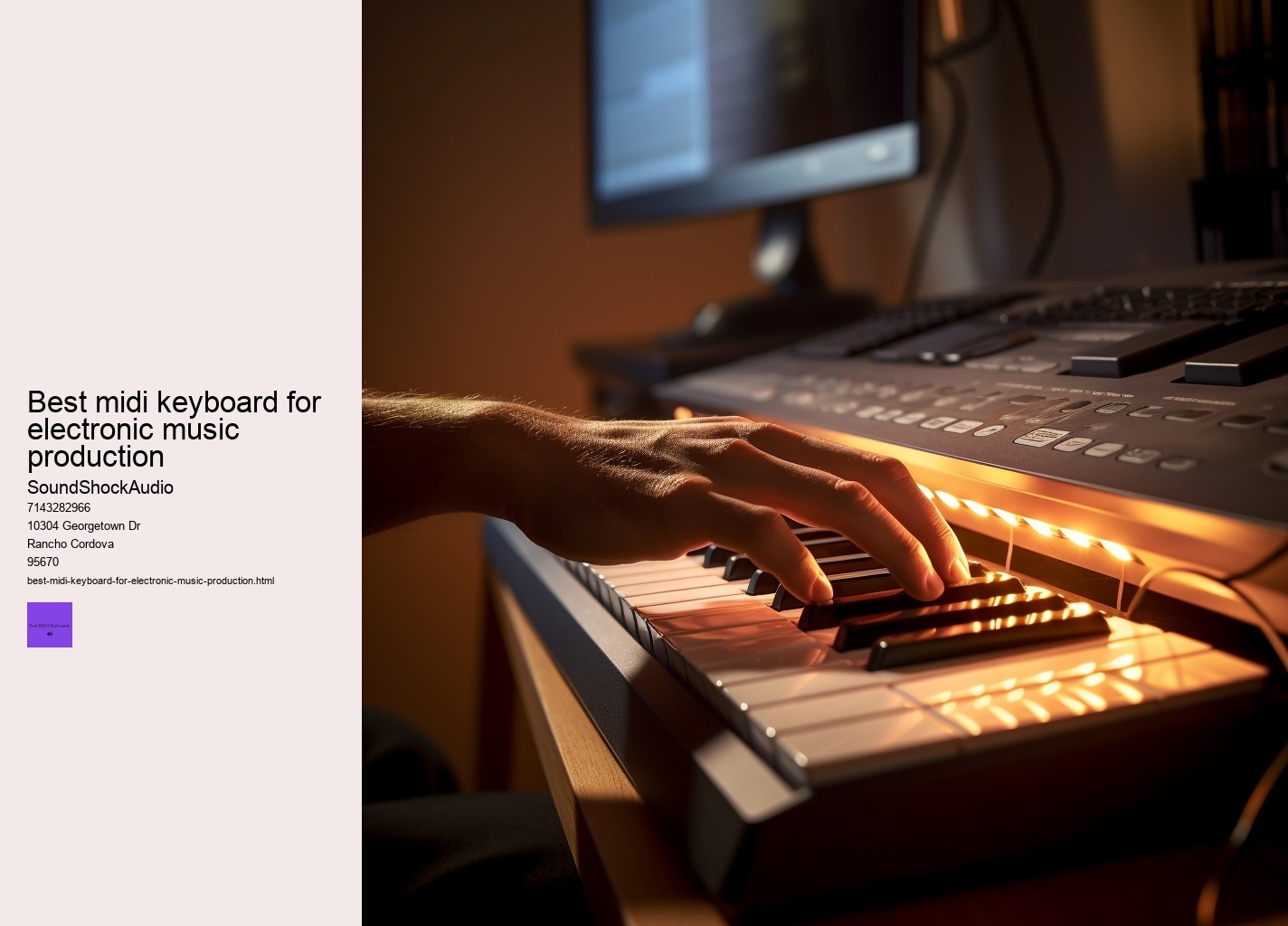 best midi keyboard for electronic music production